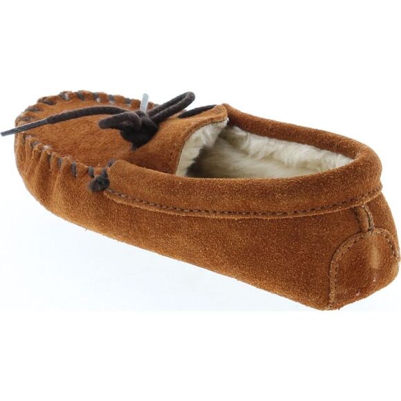 Minnetonka 2363 Brown ChildG slippers 12 NEW - Picture 3 of 8
